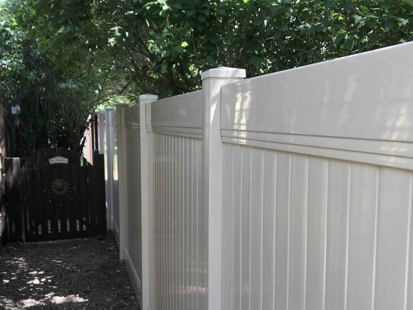 Cowley Wyoming wood privacy fencing