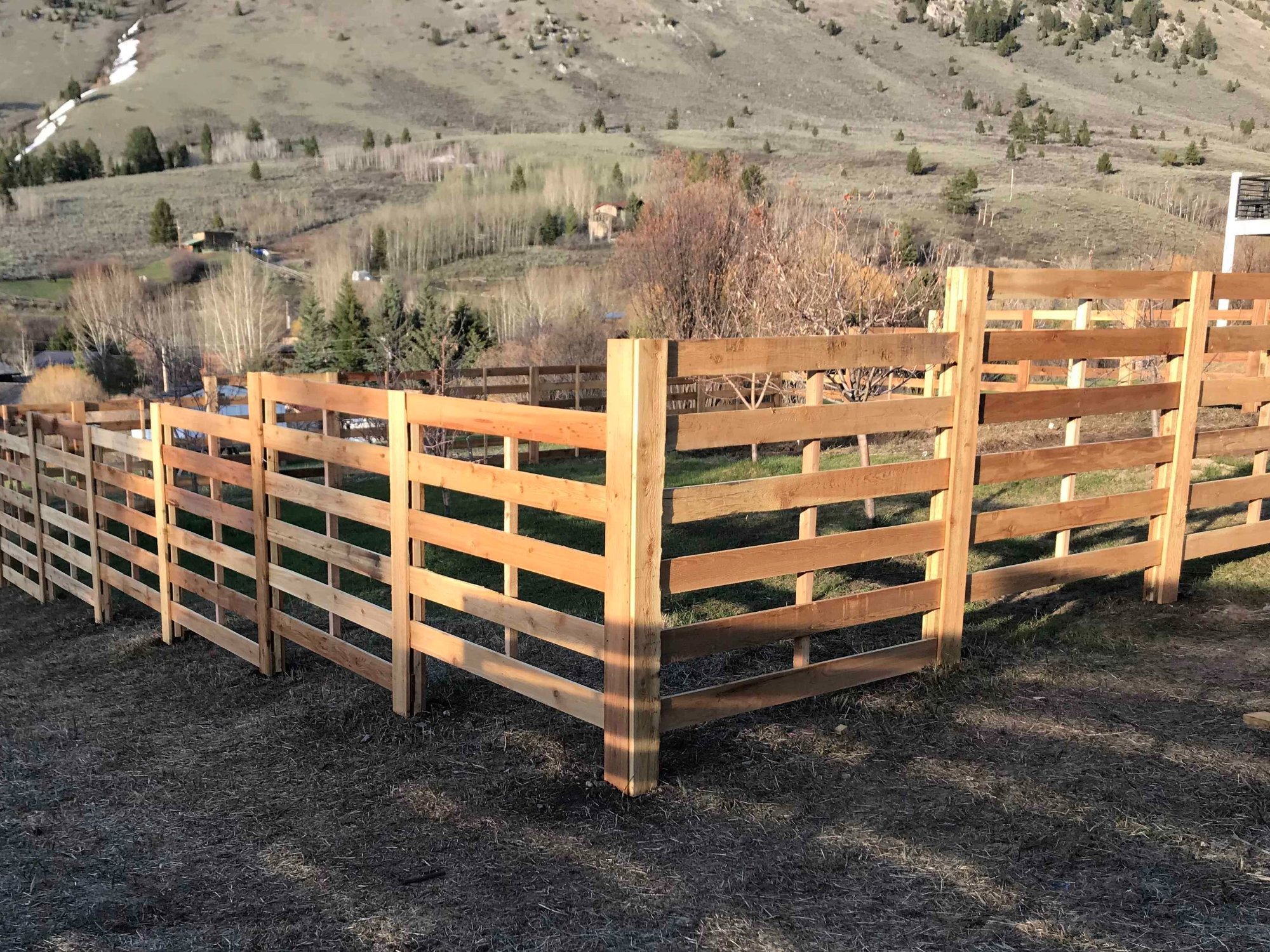 Hartrandt Wyoming Fence Project Photo