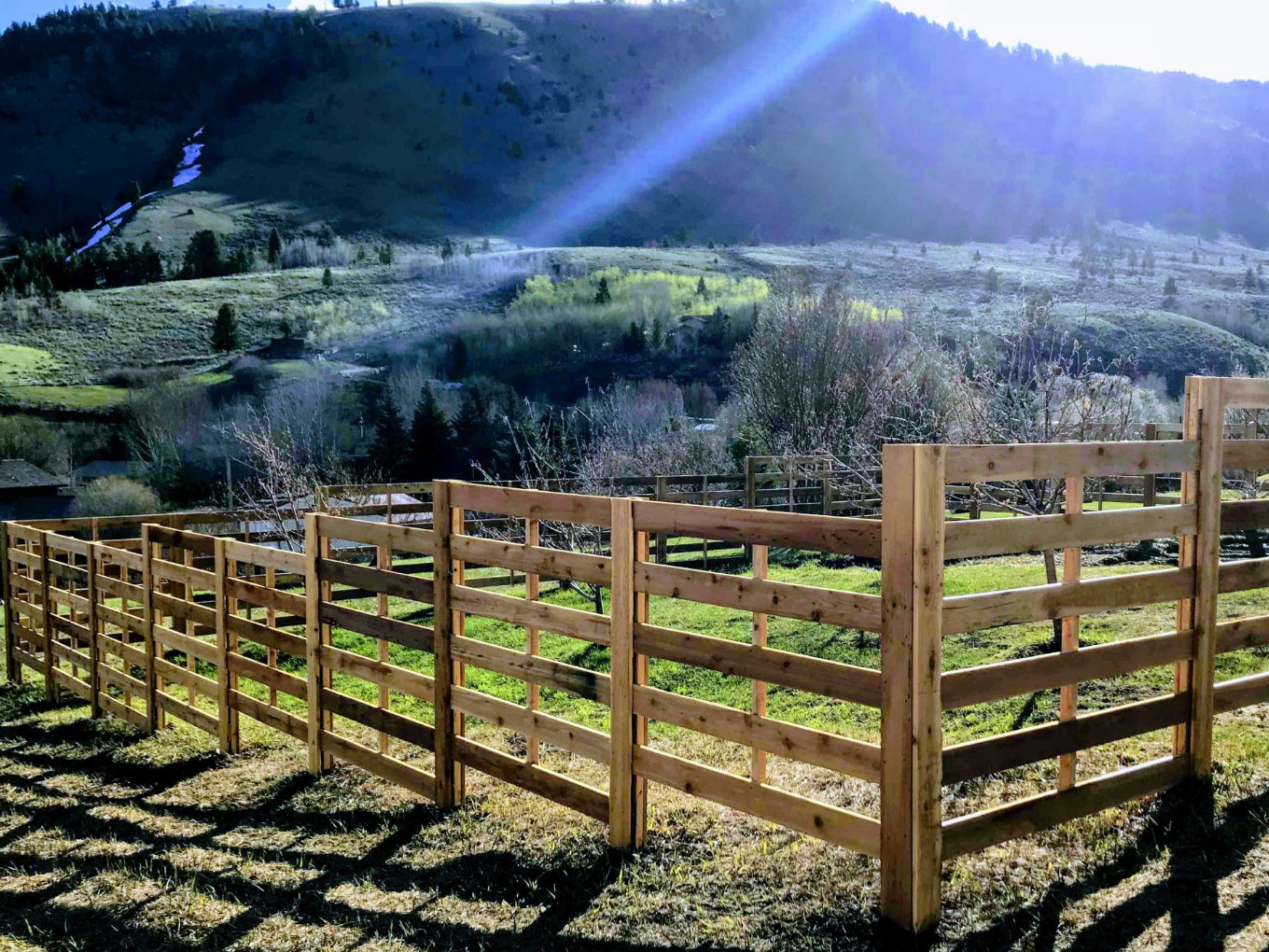 Hoback Wyoming Fence Project Photo