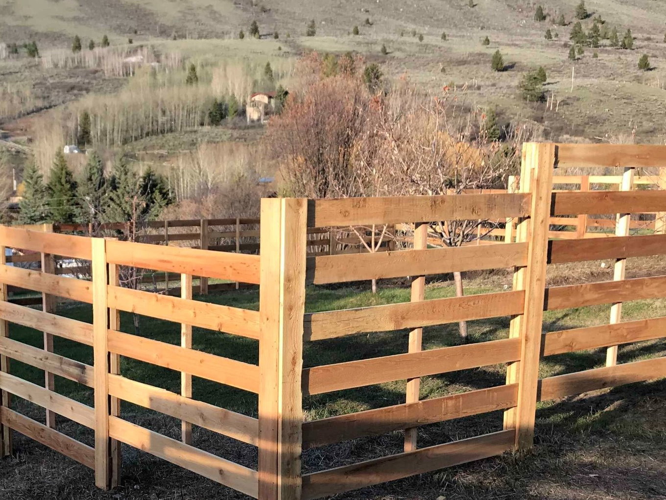 Pine Bluffs Wyoming Fence Project Photo